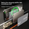 Xiaomi High quality Alloy 10000mAh Fast Charger Power Bank With Battery Powerbank Magnetic Wireless Phone Charger For Magsafe